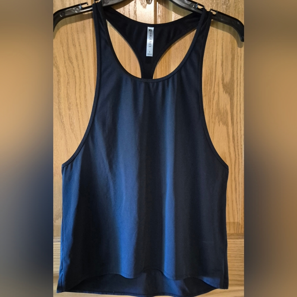 Fabletics Women's S Black Racerback Tank Top NWOT